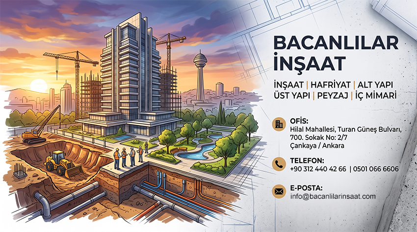 Ankara İnşaat Firması Bacanlılar İnşaat